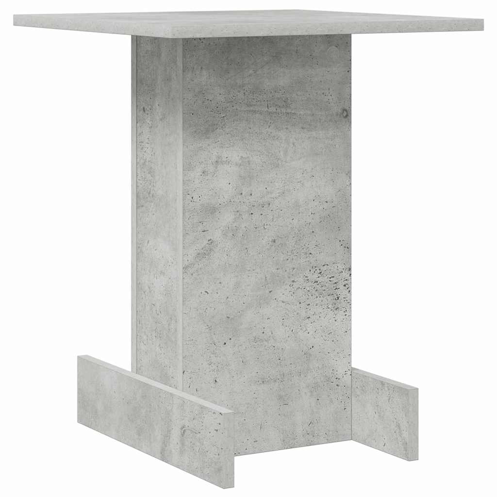 Bijzettafel Beton Grijs 44,5 x 45 x 55 cm Bewerkt hout is nu te koop bij PeponiXL, paradijselijk wonen!
