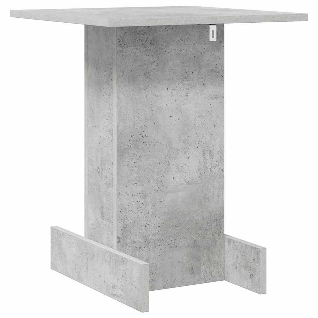 Bijzettafel Beton Grijs 44,5 x 45 x 55 cm Bewerkt hout is nu te koop bij PeponiXL, paradijselijk wonen!