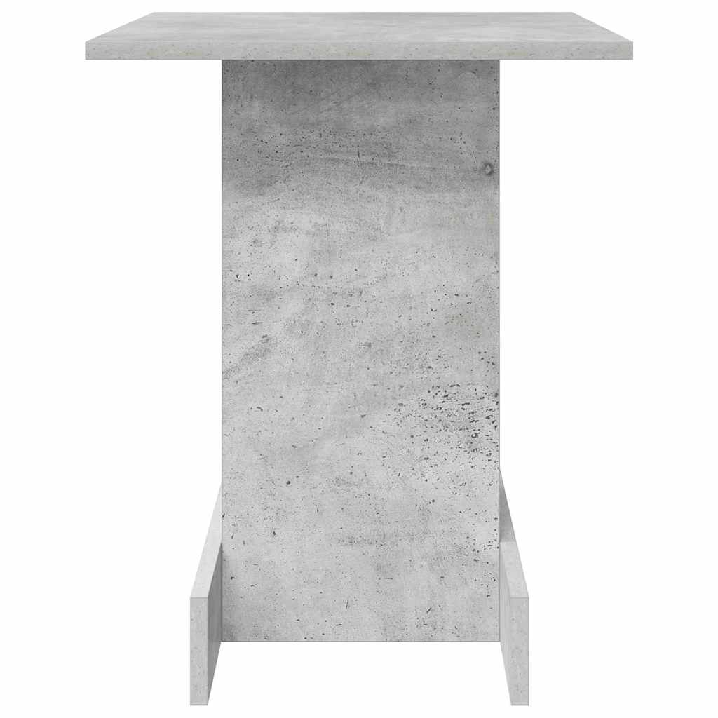 Bijzettafel Beton Grijs 44,5 x 45 x 55 cm Bewerkt hout is nu te koop bij PeponiXL, paradijselijk wonen!