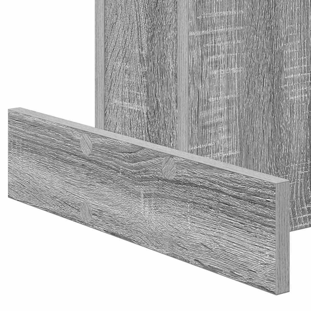 Bijzettafel Grijs Sonoma 44,5 x 45 x 55 cm Bewerkt hout is nu te koop bij PeponiXL, paradijselijk wonen!