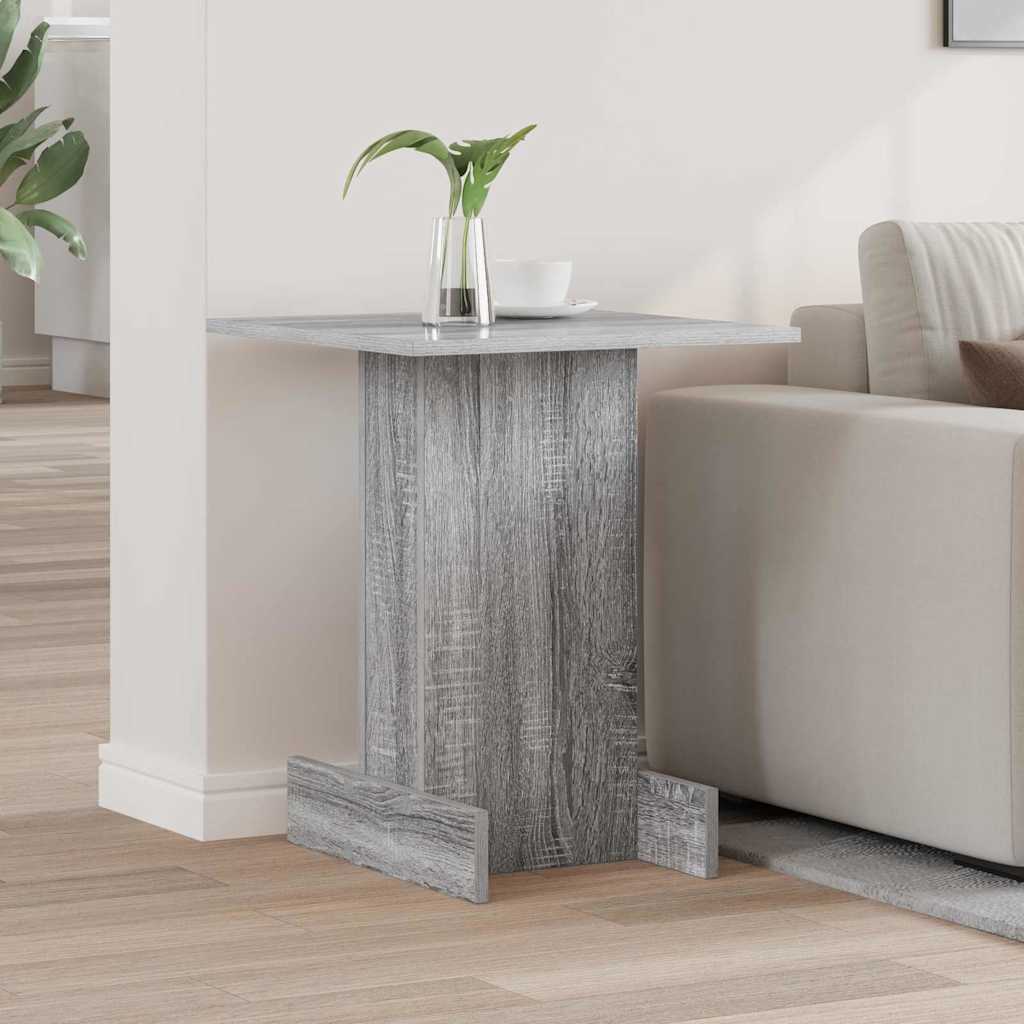 Bijzettafel Grijs Sonoma 44,5 x 45 x 55 cm Bewerkt hout is nu te koop bij PeponiXL, paradijselijk wonen!