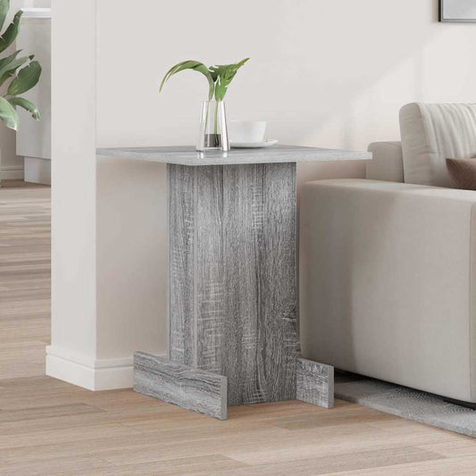 Bijzettafel Grijs Sonoma 44,5 x 45 x 55 cm Bewerkt hout is nu te koop bij PeponiXL, paradijselijk wonen!