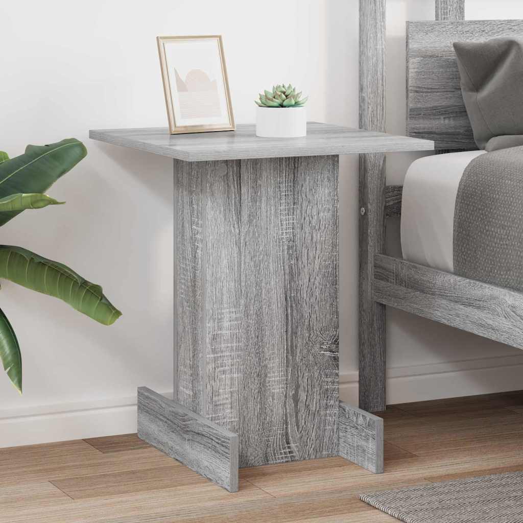 Bijzettafel Grijs Sonoma 44,5 x 45 x 55 cm Bewerkt hout is nu te koop bij PeponiXL, paradijselijk wonen!