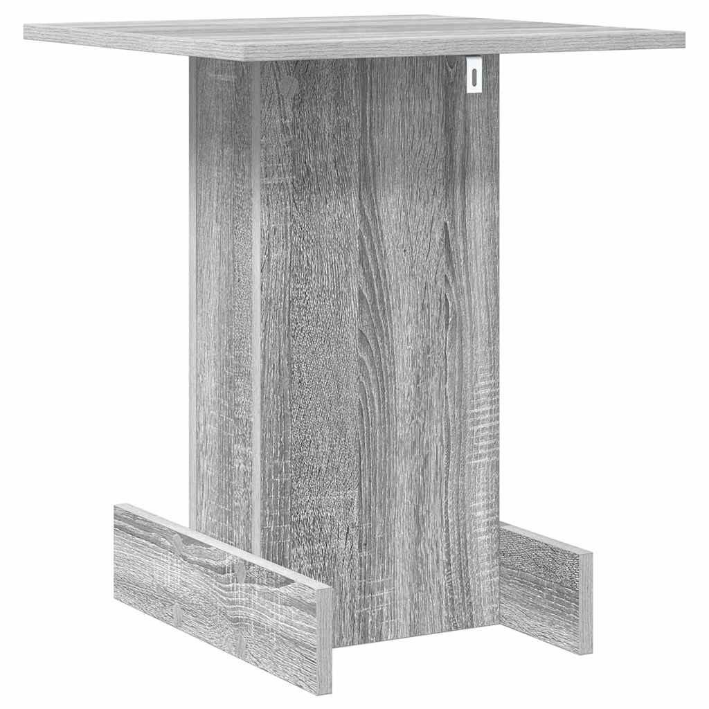 Bijzettafel Grijs Sonoma 44,5 x 45 x 55 cm Bewerkt hout is nu te koop bij PeponiXL, paradijselijk wonen!