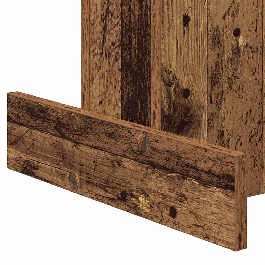 Bijzettafel Oudhout 44,5 x 45 x 55 cm Bewerkt hout is nu te koop bij PeponiXL, paradijselijk wonen!