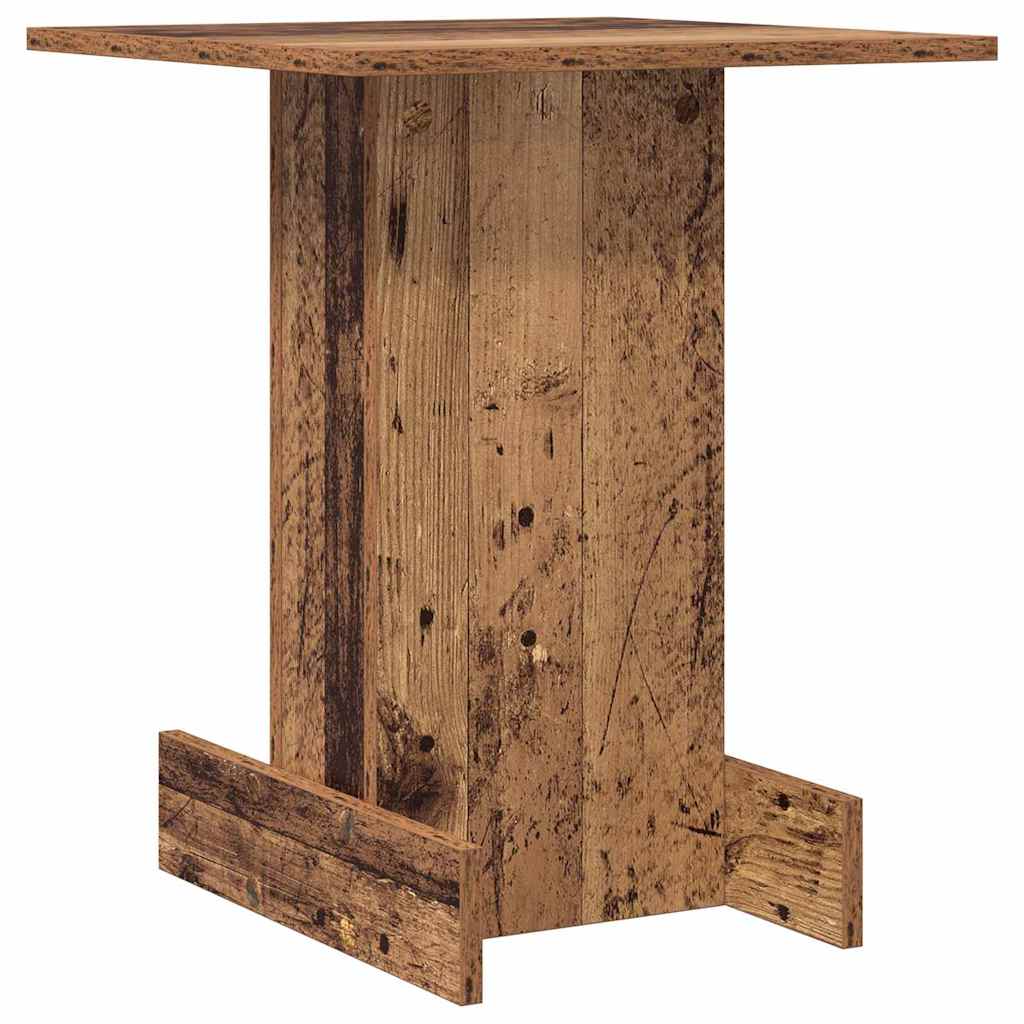 Bijzettafel Oudhout 44,5 x 45 x 55 cm Bewerkt hout is nu te koop bij PeponiXL, paradijselijk wonen!
