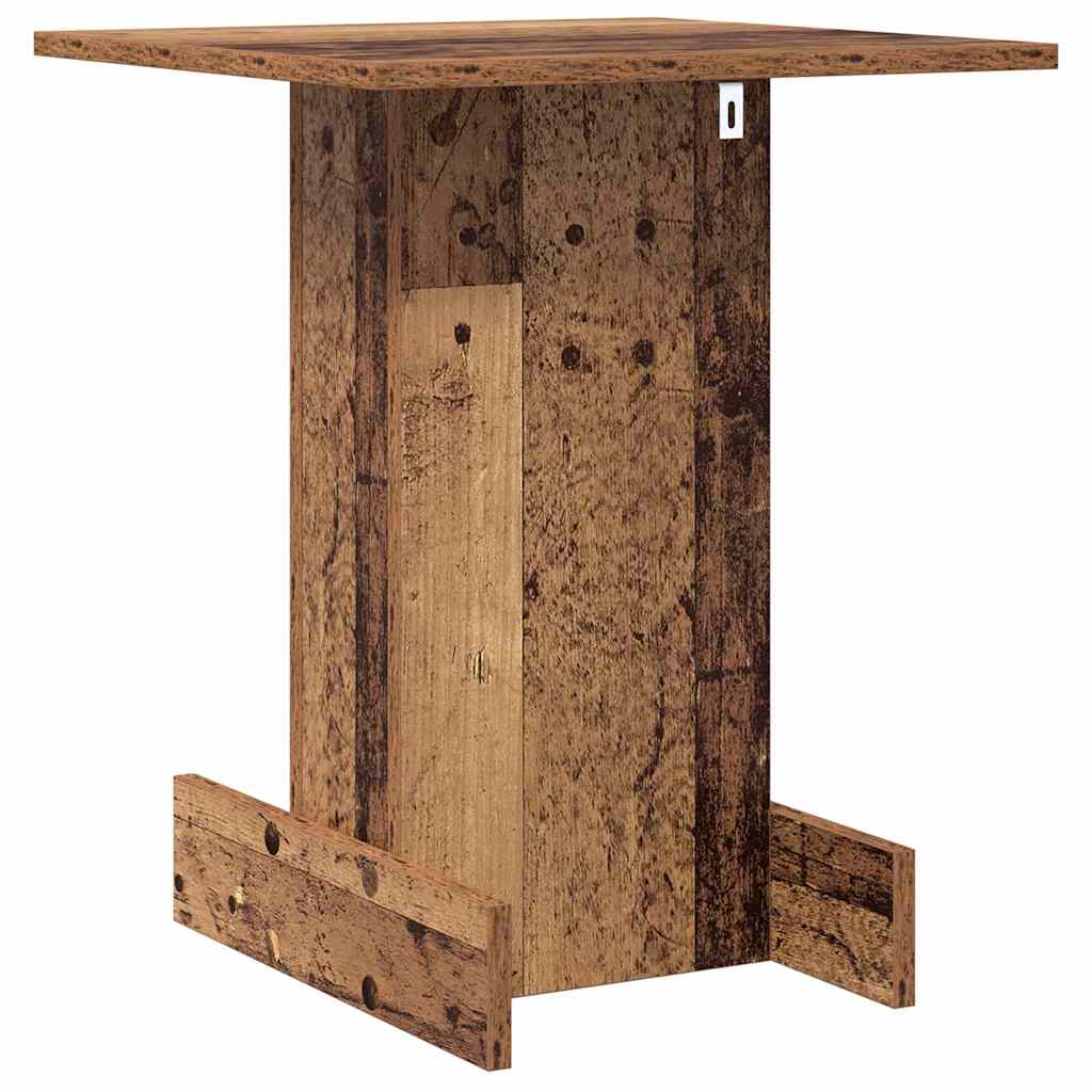 Bijzettafel Oudhout 44,5 x 45 x 55 cm Bewerkt hout is nu te koop bij PeponiXL, paradijselijk wonen!