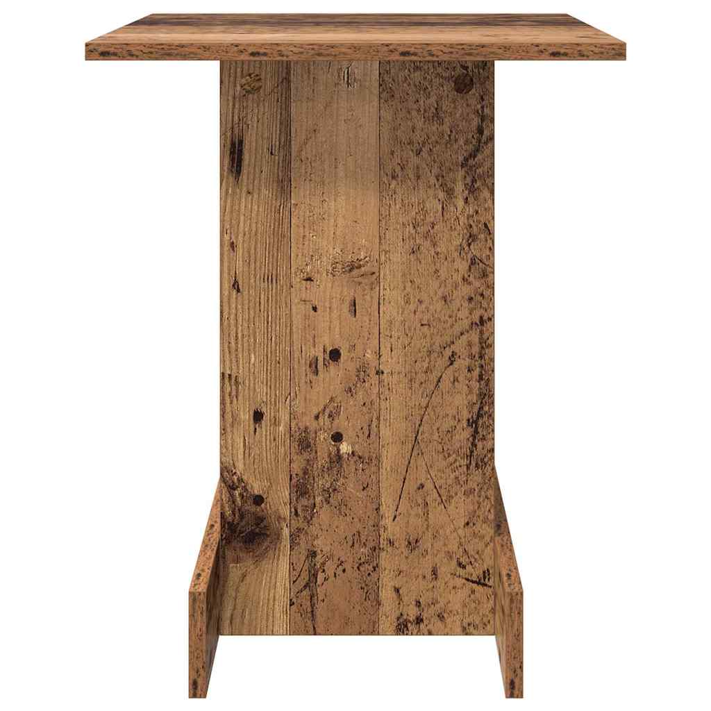 Bijzettafel Oudhout 44,5 x 45 x 55 cm Bewerkt hout is nu te koop bij PeponiXL, paradijselijk wonen!