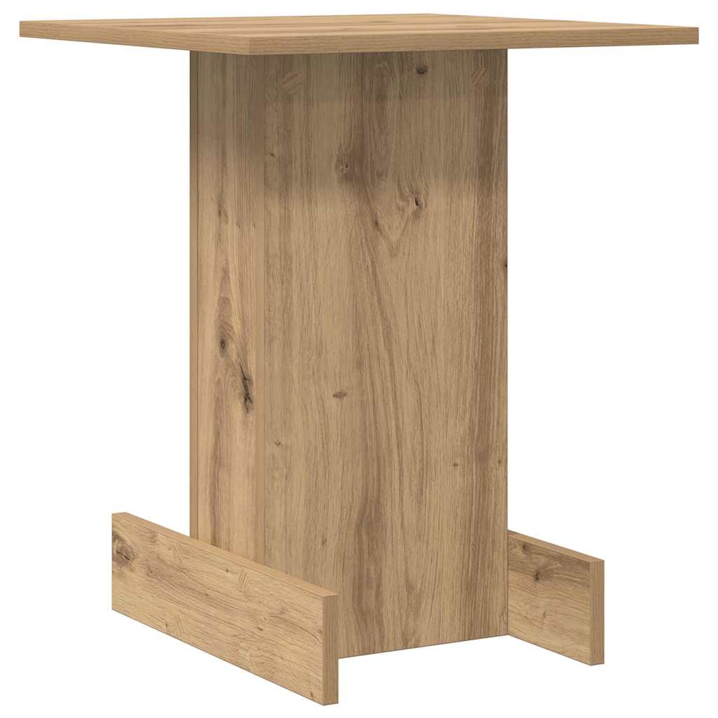Bijzettafel Artisan Eiken 44,5 x 45 x 55 cm Bewerkt hout is nu te koop bij PeponiXL, paradijselijk wonen!