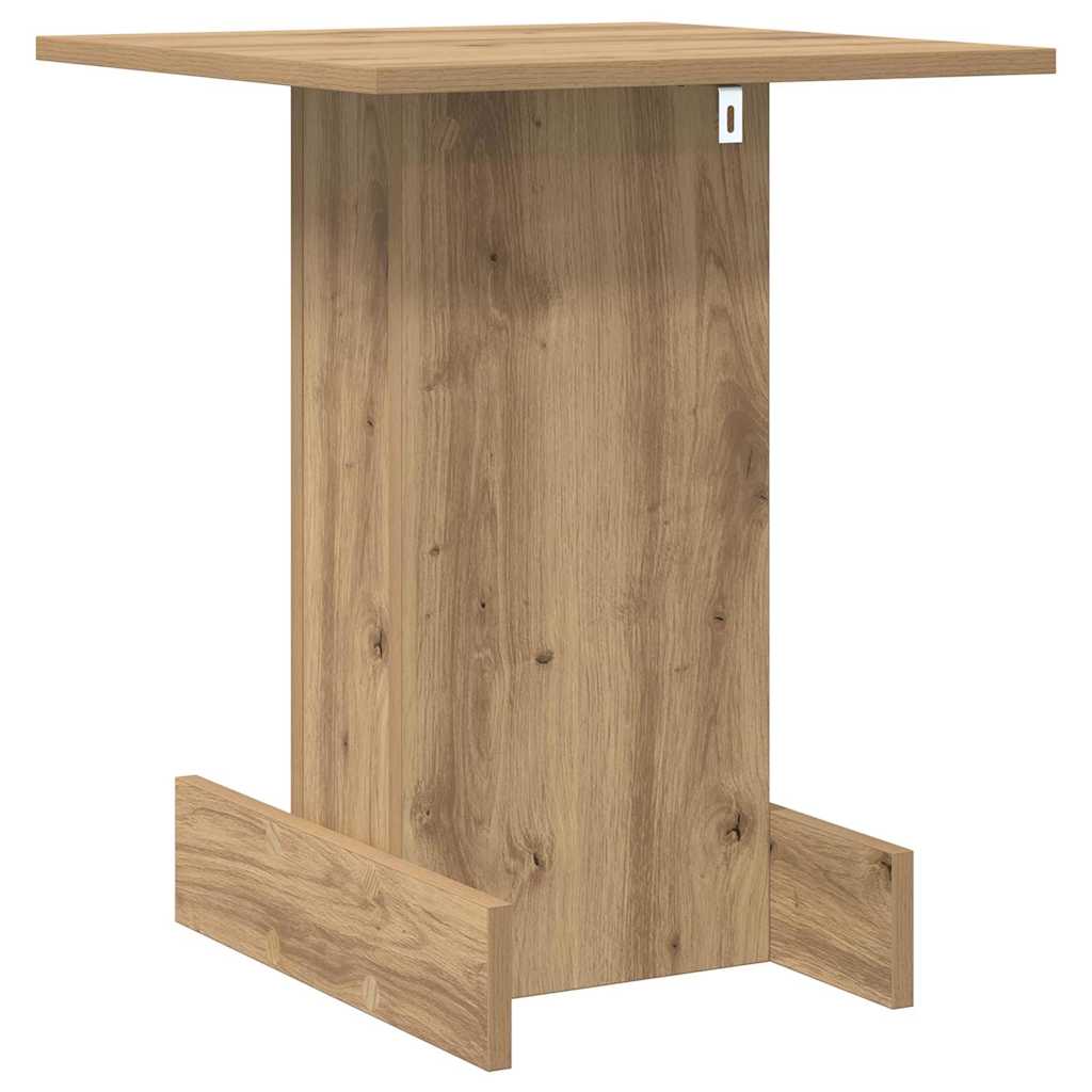 Bijzettafel Artisan Eiken 44,5 x 45 x 55 cm Bewerkt hout is nu te koop bij PeponiXL, paradijselijk wonen!