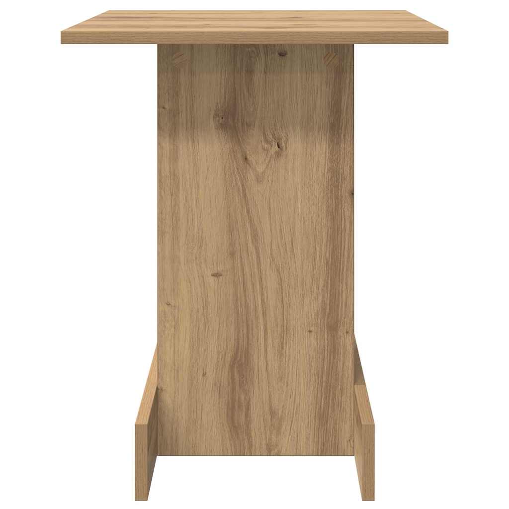 Bijzettafel Artisan Eiken 44,5 x 45 x 55 cm Bewerkt hout is nu te koop bij PeponiXL, paradijselijk wonen!