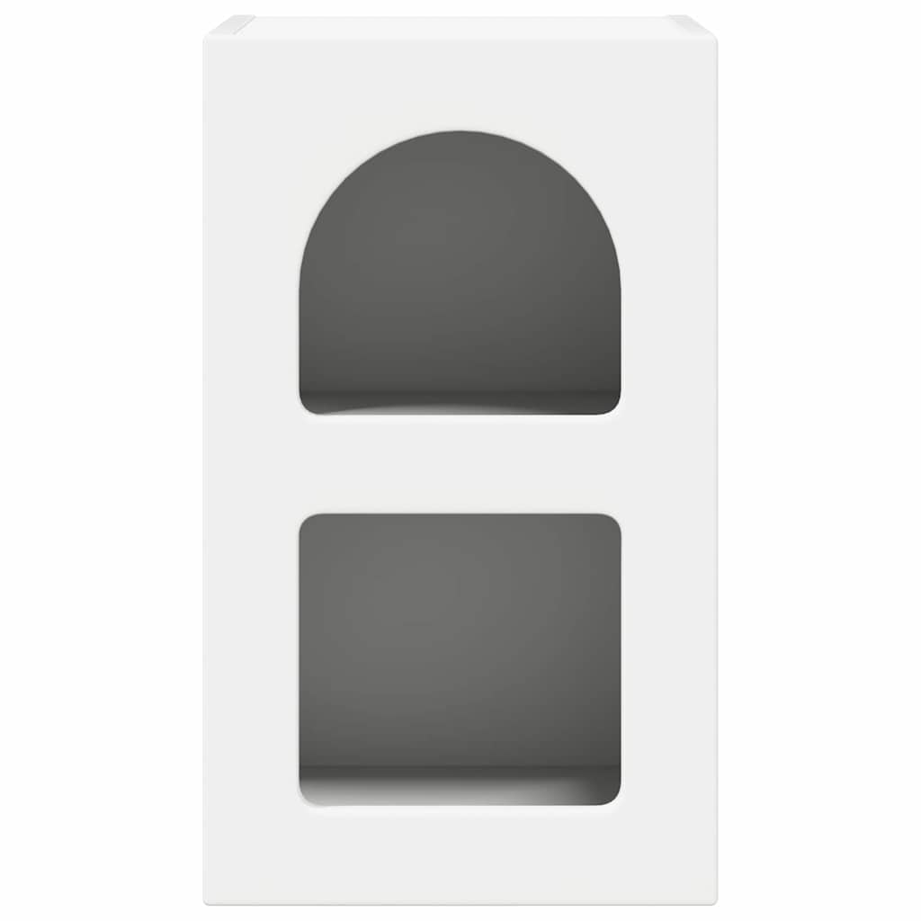 Nachtkastje 2 pcs Wit 29,5 x 35 x 50 cm Bewerkt hout is nu te koop bij PeponiXL, paradijselijk wonen!