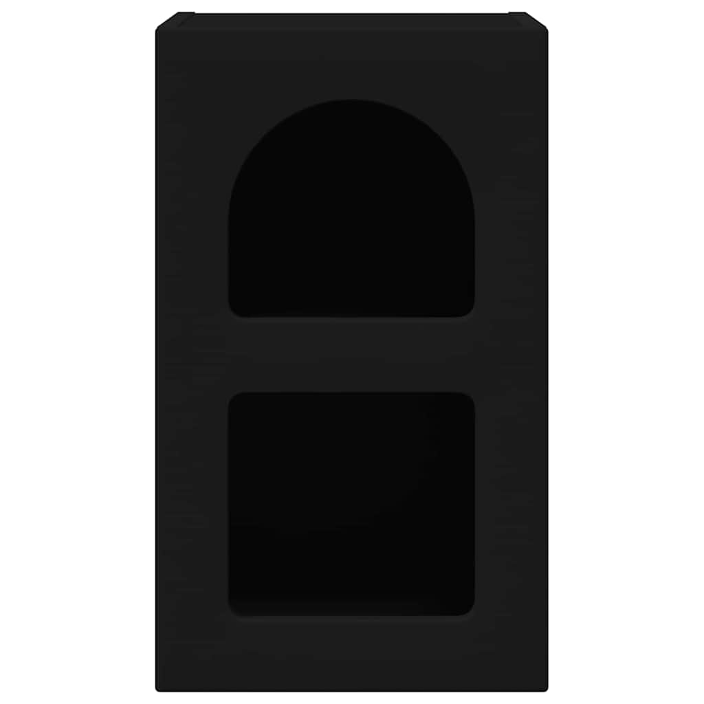 Nachtkastje 2 pcs Zwart 29,5 x 35 x 50 cm Bewerkt hout is nu te koop bij PeponiXL, paradijselijk wonen!