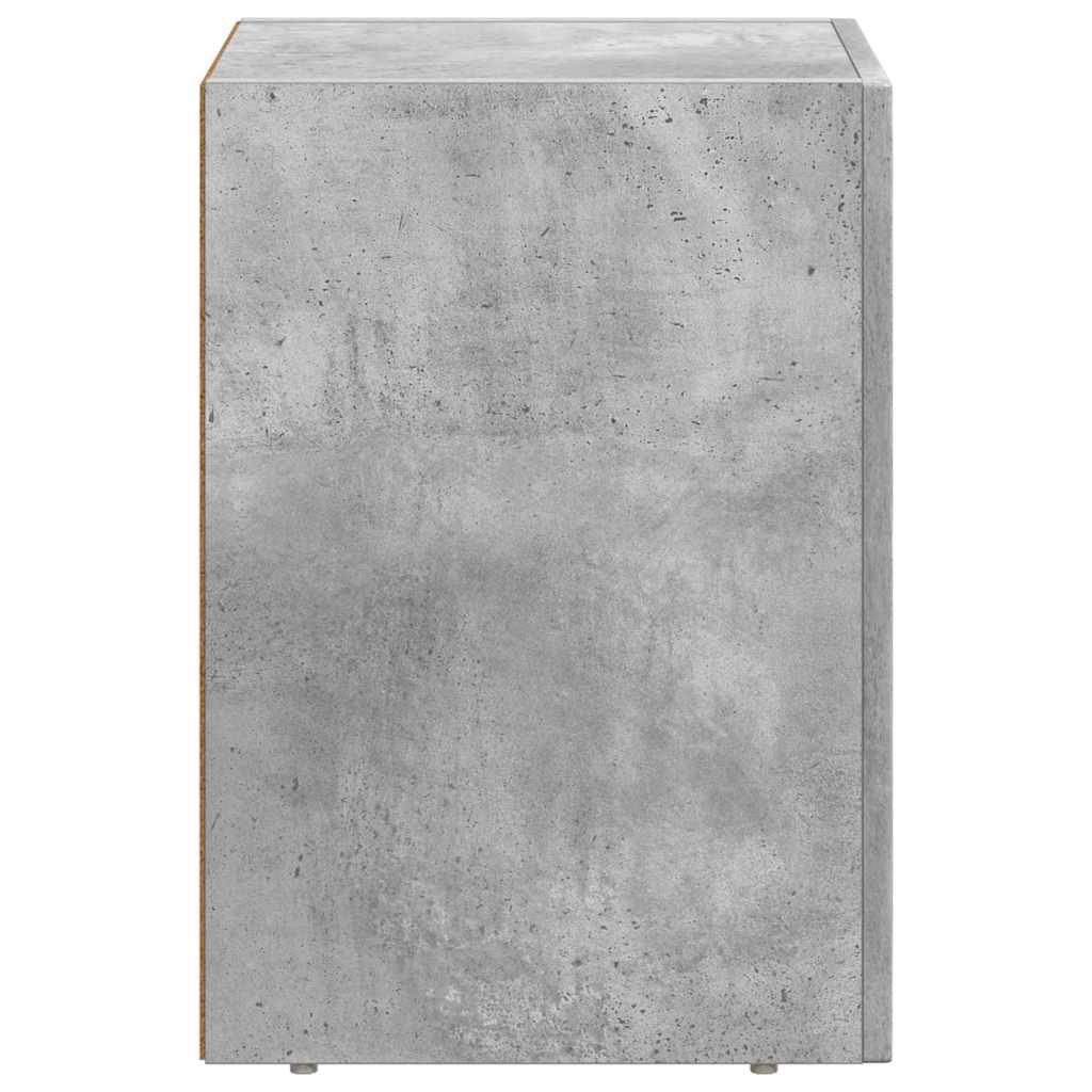 Nachtkastje 2 pcs Beton Grijs 29,5 x 35 x 50 cm Bewerkt hout is nu te koop bij PeponiXL, paradijselijk wonen!