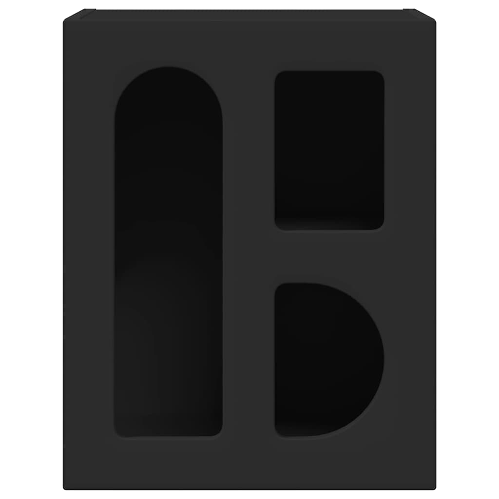 Nachtkastje 2 pcs Zwart 40 x 35 x 50 cm Bewerkt hout is nu te koop bij PeponiXL, paradijselijk wonen!