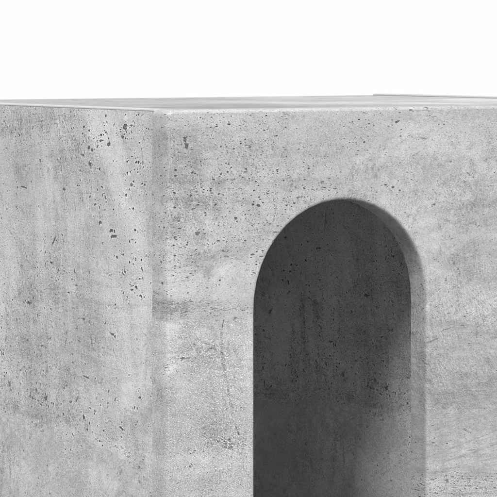 Nachtkastje 2 pcs Beton Grijs 40 x 35 x 50 cm Bewerkt hout is nu te koop bij PeponiXL, paradijselijk wonen!