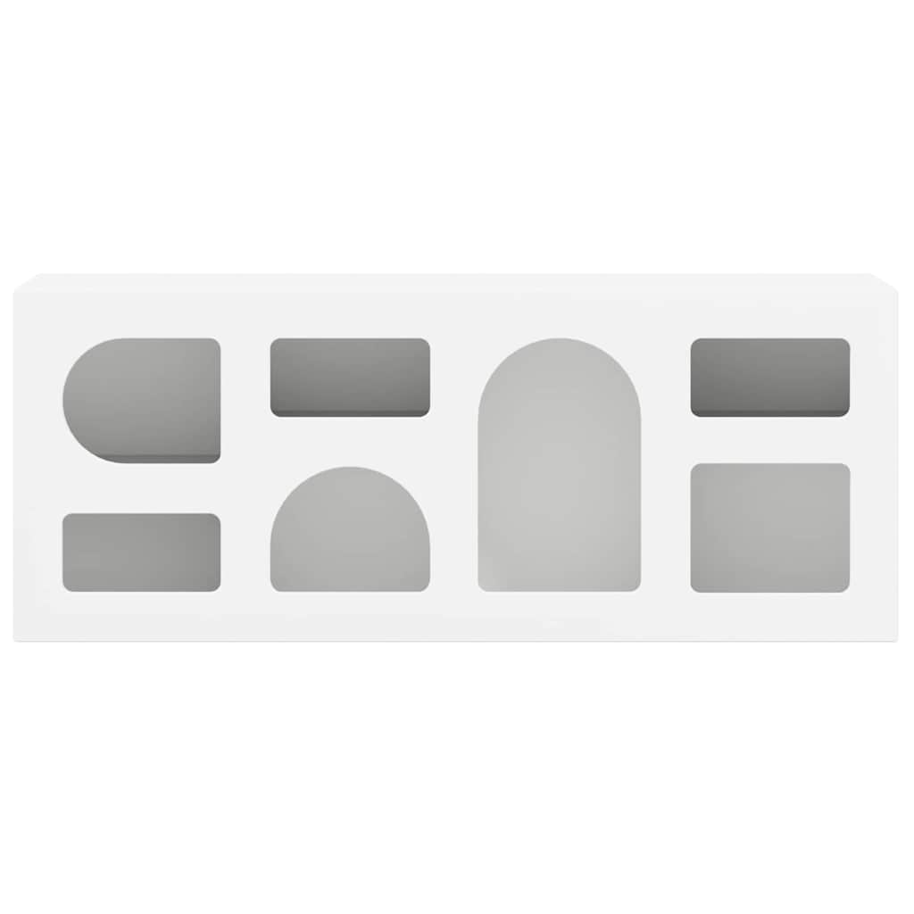 TV-kast Wit 100 x 35 x 40 cm Bewerkt hout is nu te koop bij PeponiXL, paradijselijk wonen!