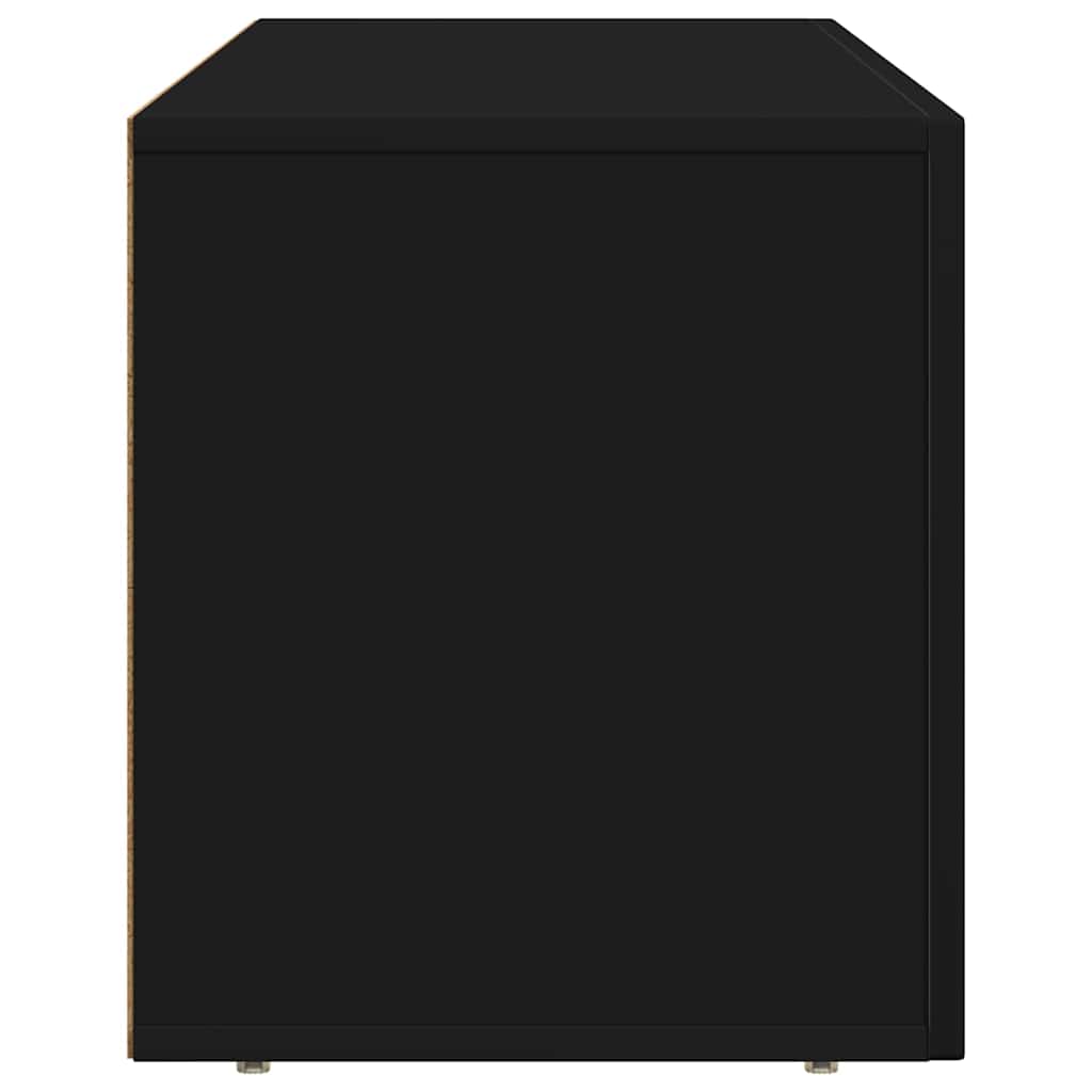 TV-kast Zwart 100 x 35 x 40 cm Bewerkt hout is nu te koop bij PeponiXL, paradijselijk wonen!