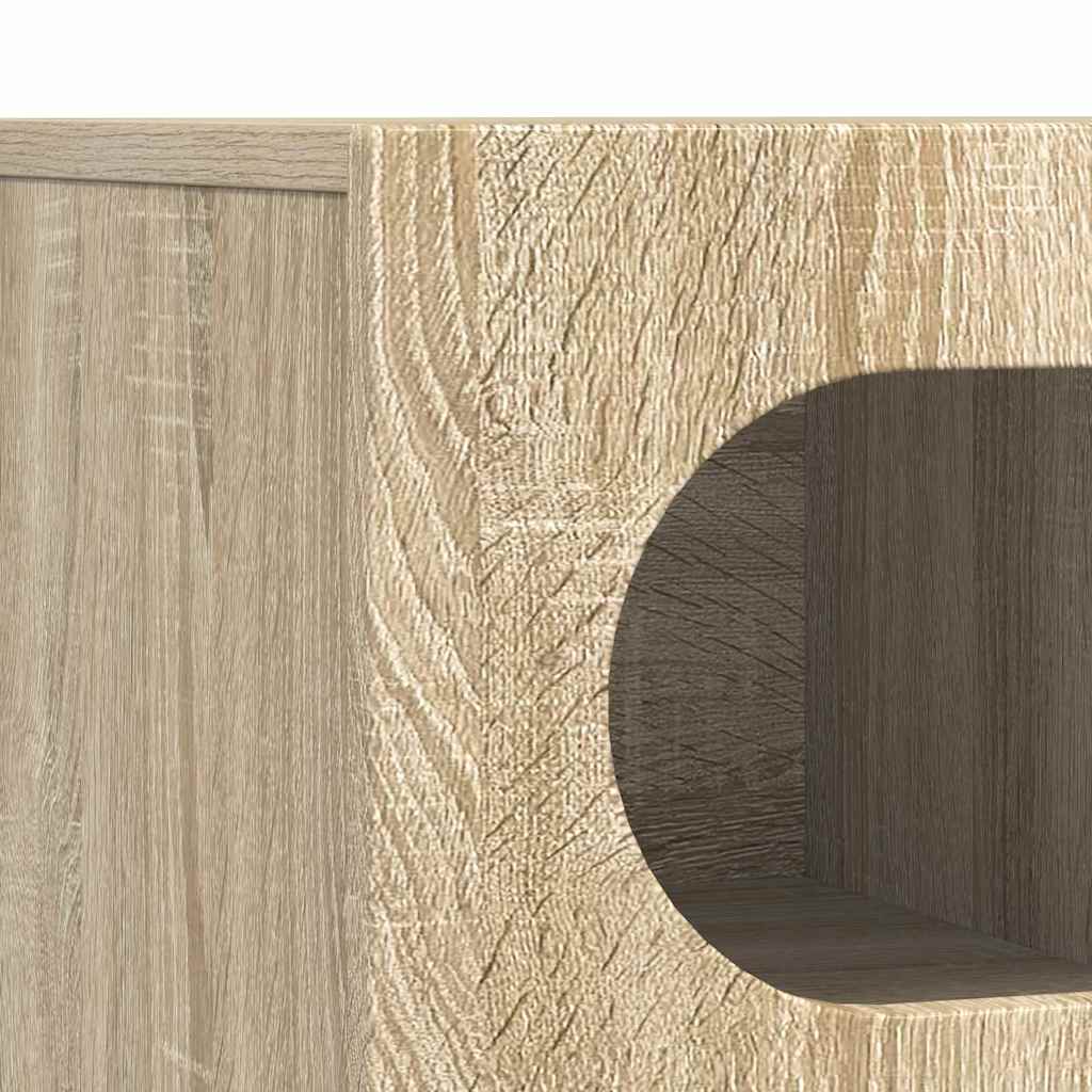 TV-kast Sonoma Eiken 100 x 35 x 40 cm Bewerkt hout is nu te koop bij PeponiXL, paradijselijk wonen!
