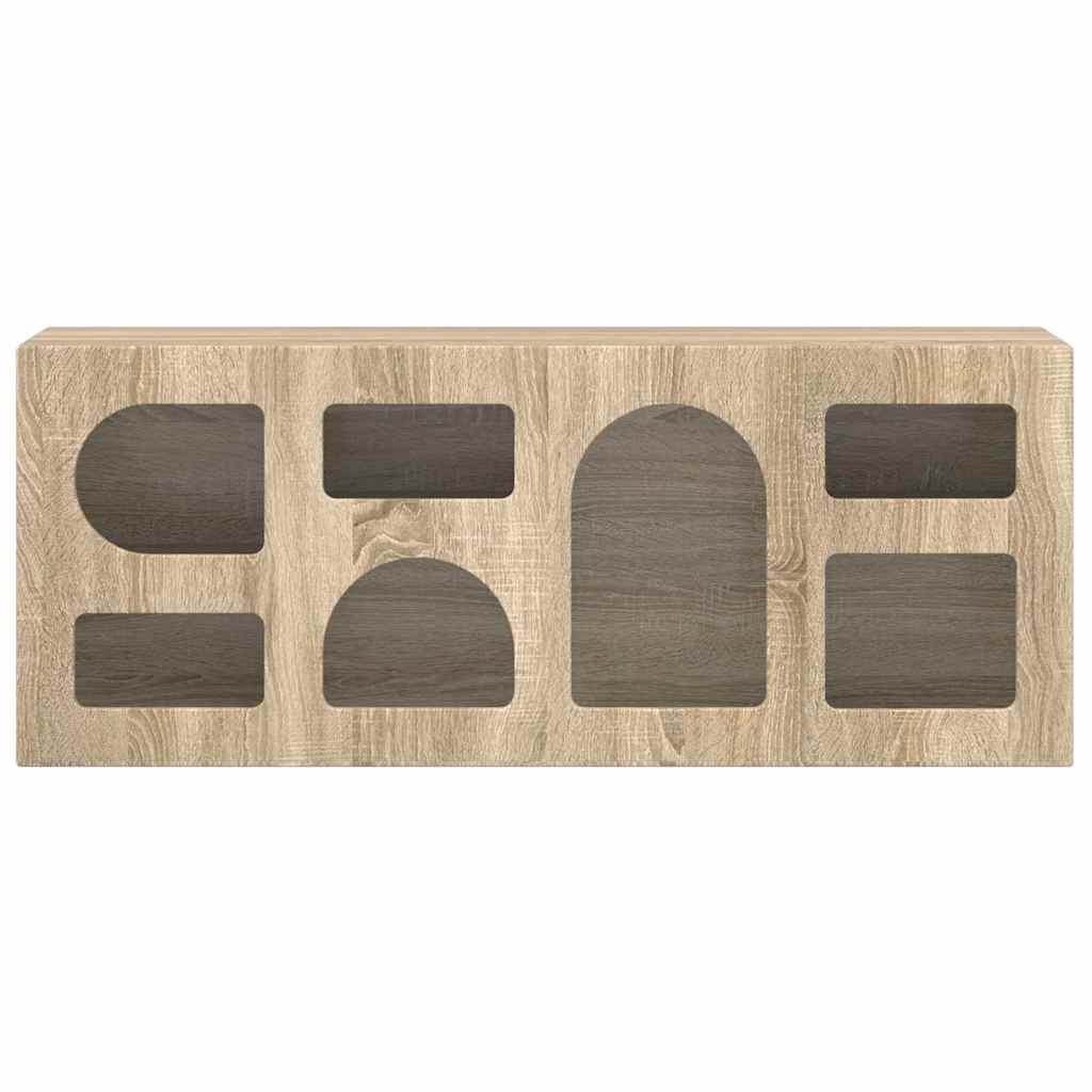 TV-kast Sonoma Eiken 100 x 35 x 40 cm Bewerkt hout is nu te koop bij PeponiXL, paradijselijk wonen!