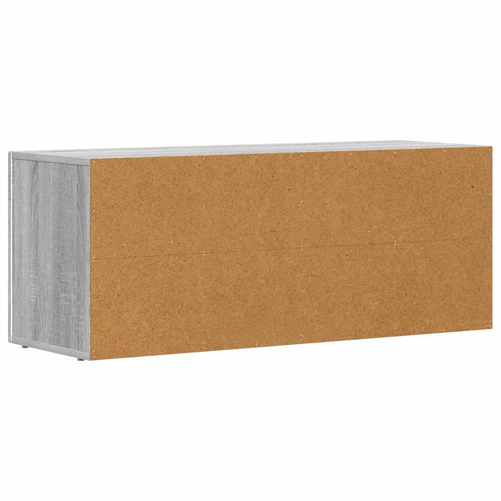 TV-kast Grijs Sonoma 100 x 35 x 40 cm Bewerkt hout is nu te koop bij PeponiXL, paradijselijk wonen!