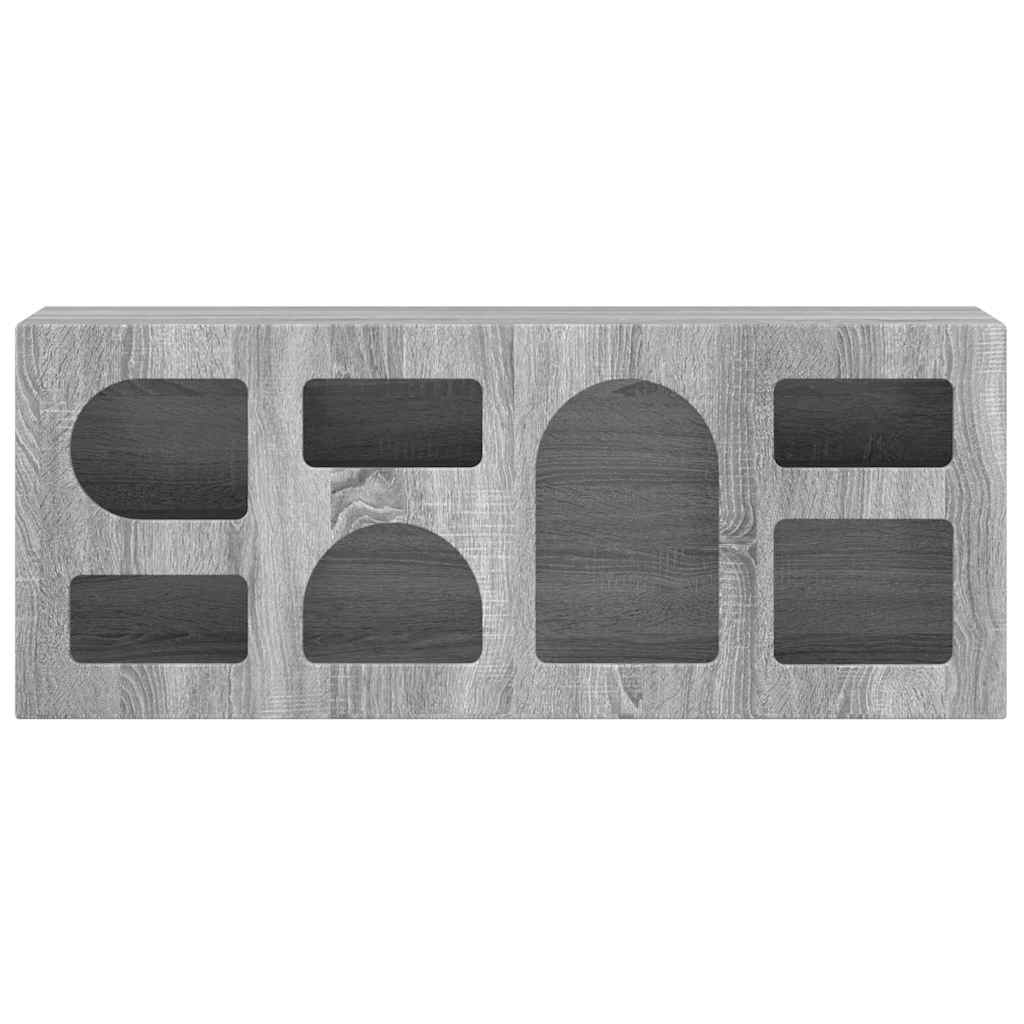TV-kast Grijs Sonoma 100 x 35 x 40 cm Bewerkt hout is nu te koop bij PeponiXL, paradijselijk wonen!