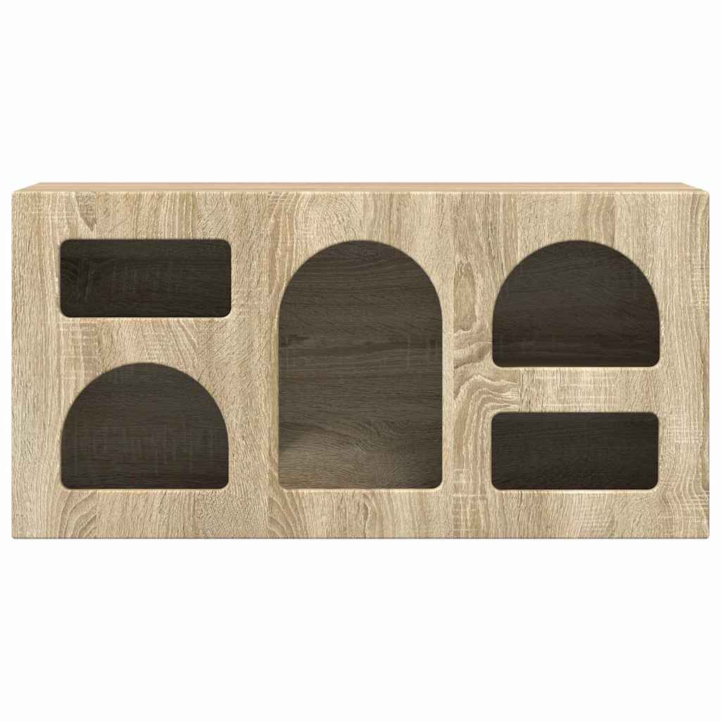 TV-kast Sonoma Eiken 80 x 35 x 40 cm Bewerkt hout is nu te koop bij PeponiXL, paradijselijk wonen!