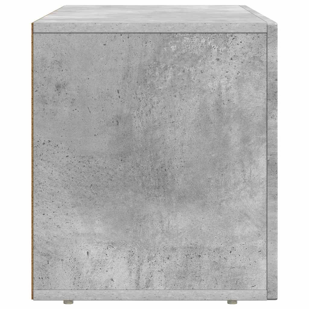 TV-kast Beton Grijs 80 x 35 x 40 cm Bewerkt hout is nu te koop bij PeponiXL, paradijselijk wonen!
