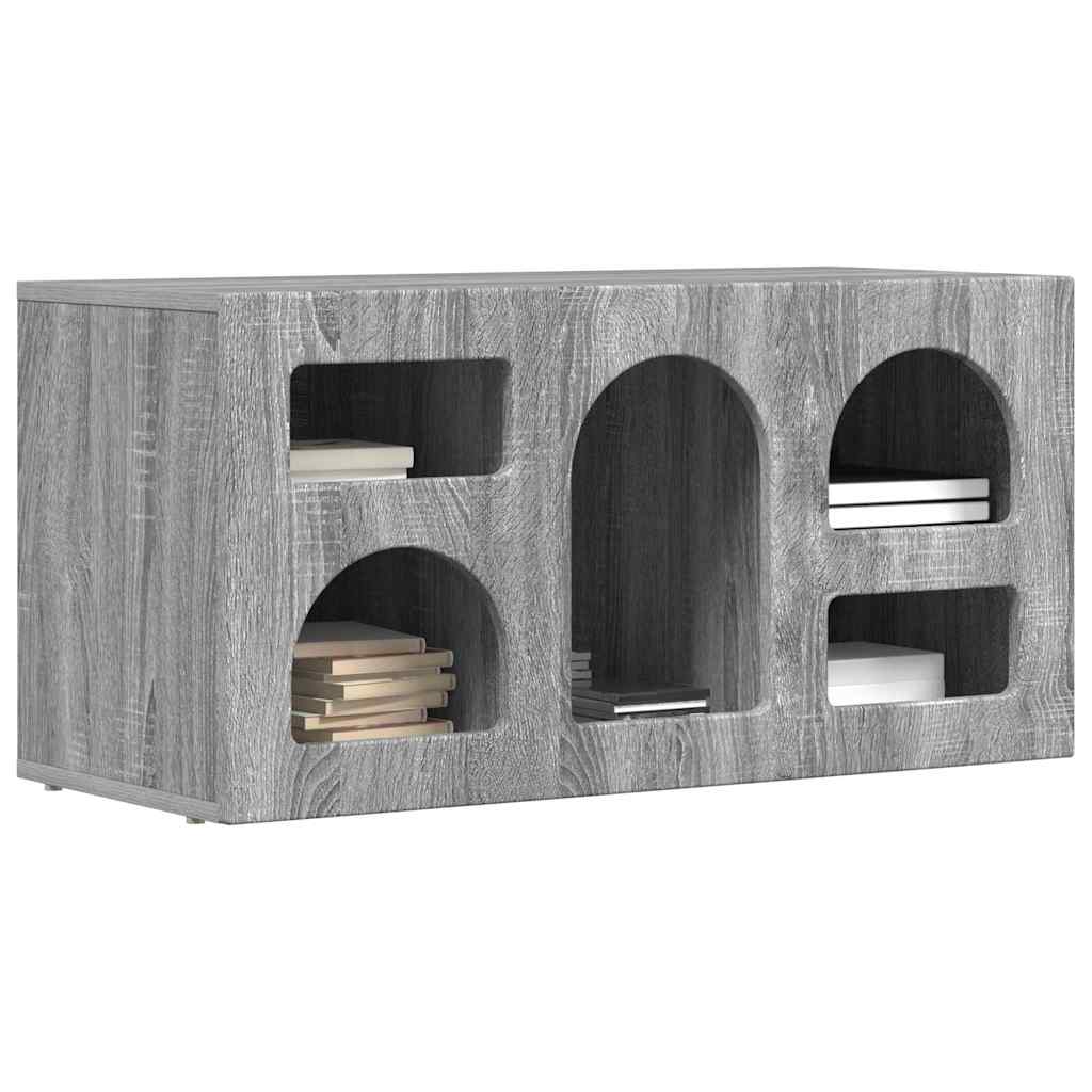 TV-kast Grijs Sonoma 80 x 35 x 40 cm Bewerkt hout is nu te koop bij PeponiXL, paradijselijk wonen!