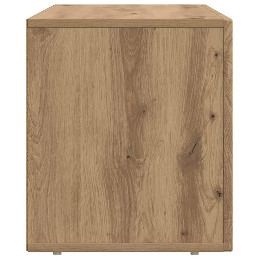 TV-kast Artisan Eiken 80 x 35 x 40 cm Bewerkt hout is nu te koop bij PeponiXL, paradijselijk wonen!