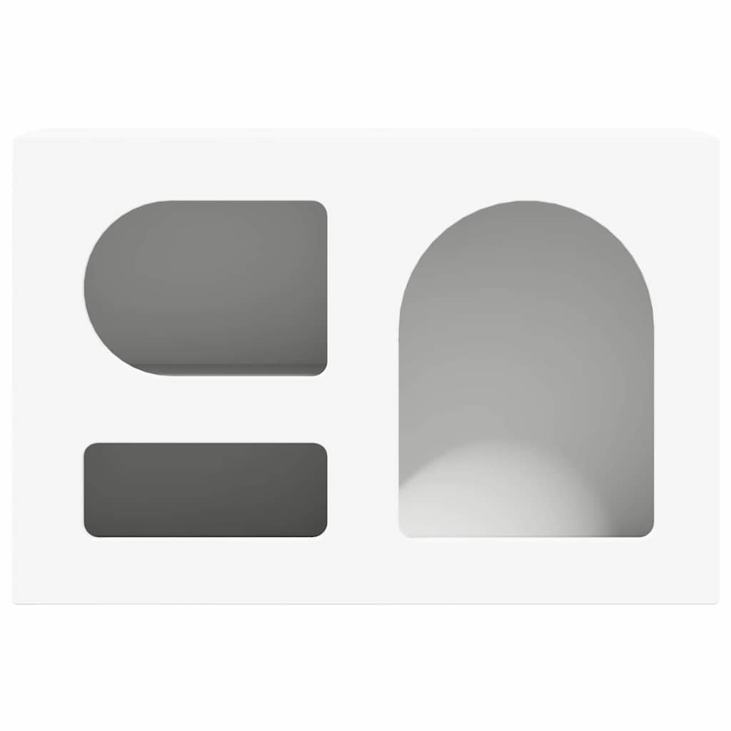 TV-kast Wit 60 x 35 x 40 cm Bewerkt hout is nu te koop bij PeponiXL, paradijselijk wonen!