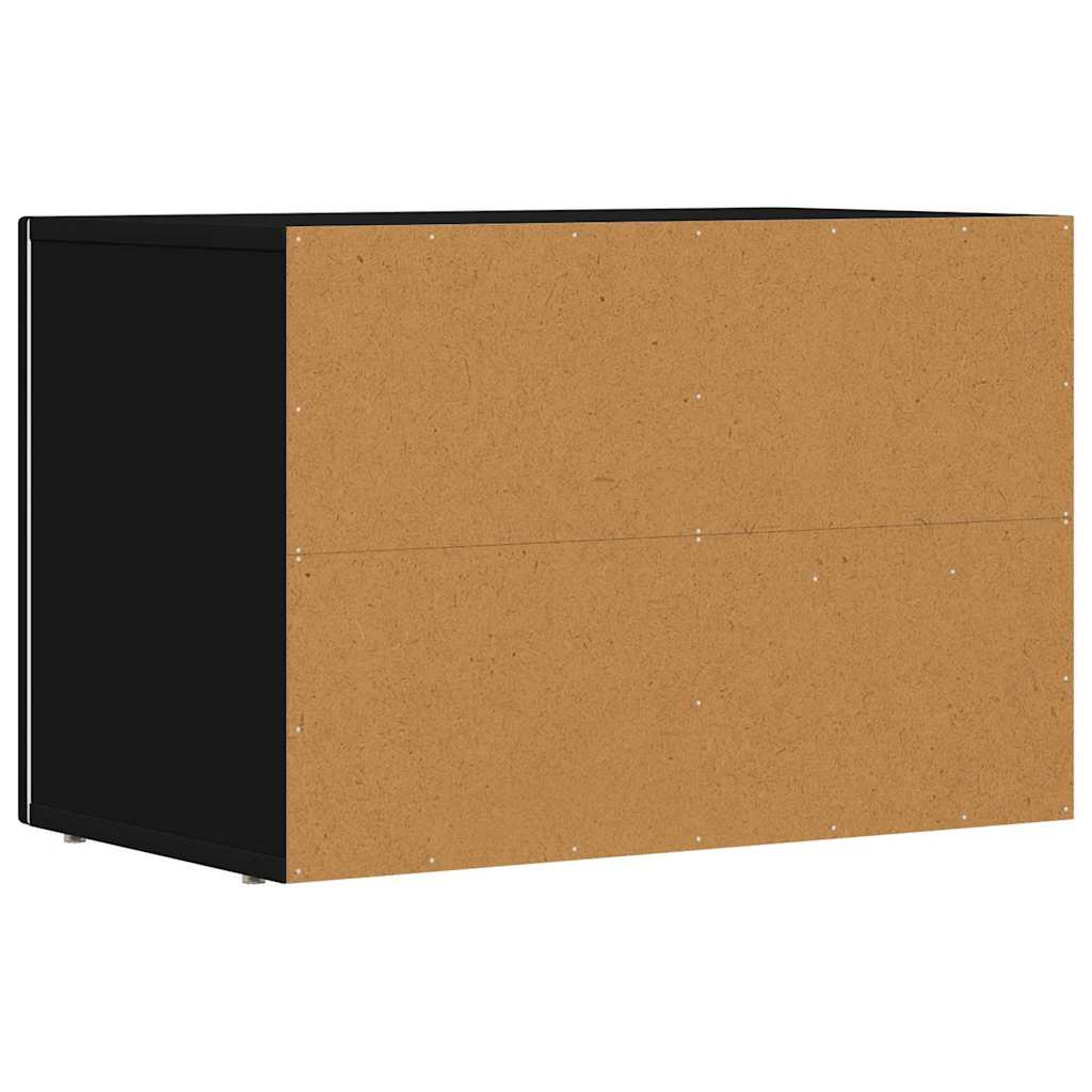 TV-kast Zwart 60 x 35 x 40 cm Bewerkt hout is nu te koop bij PeponiXL, paradijselijk wonen!