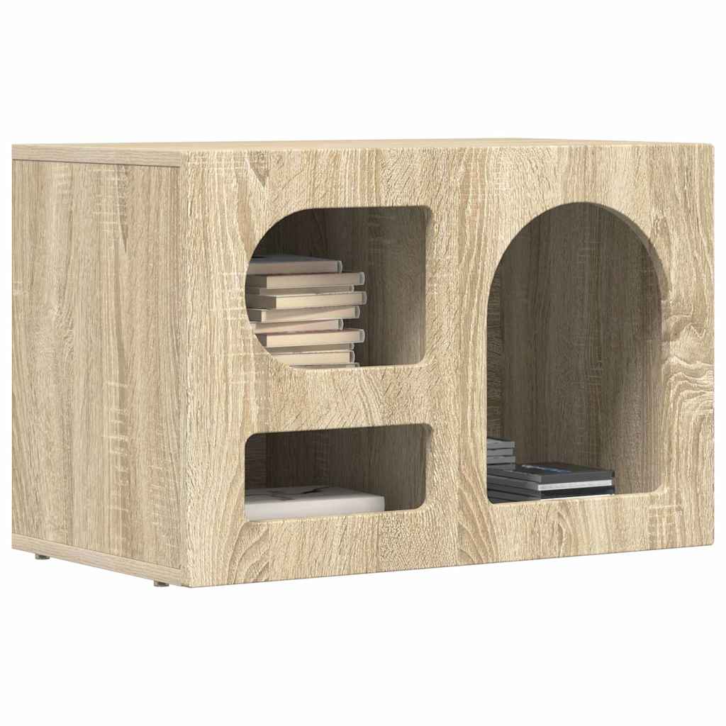 TV-kast Sonoma Eiken 60 x 35 x 40 cm Bewerkt hout is nu te koop bij PeponiXL, paradijselijk wonen!