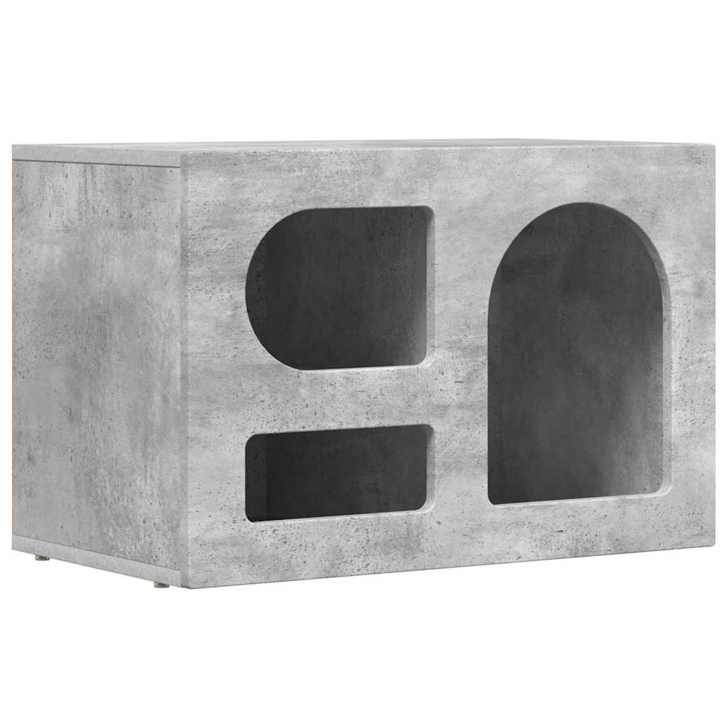 TV-kast Beton Grijs 60 x 35 x 40 cm Bewerkt hout is nu te koop bij PeponiXL, paradijselijk wonen!
