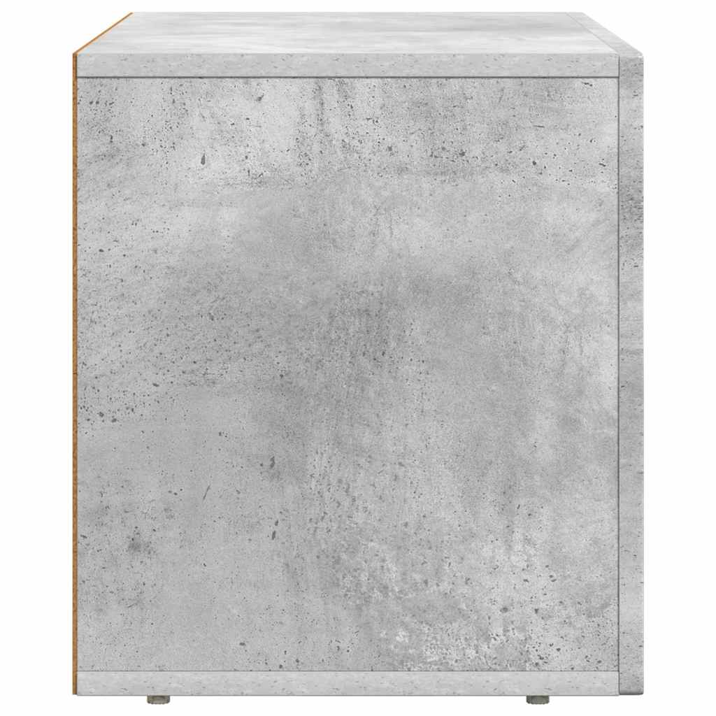 TV-kast Beton Grijs 60 x 35 x 40 cm Bewerkt hout is nu te koop bij PeponiXL, paradijselijk wonen!