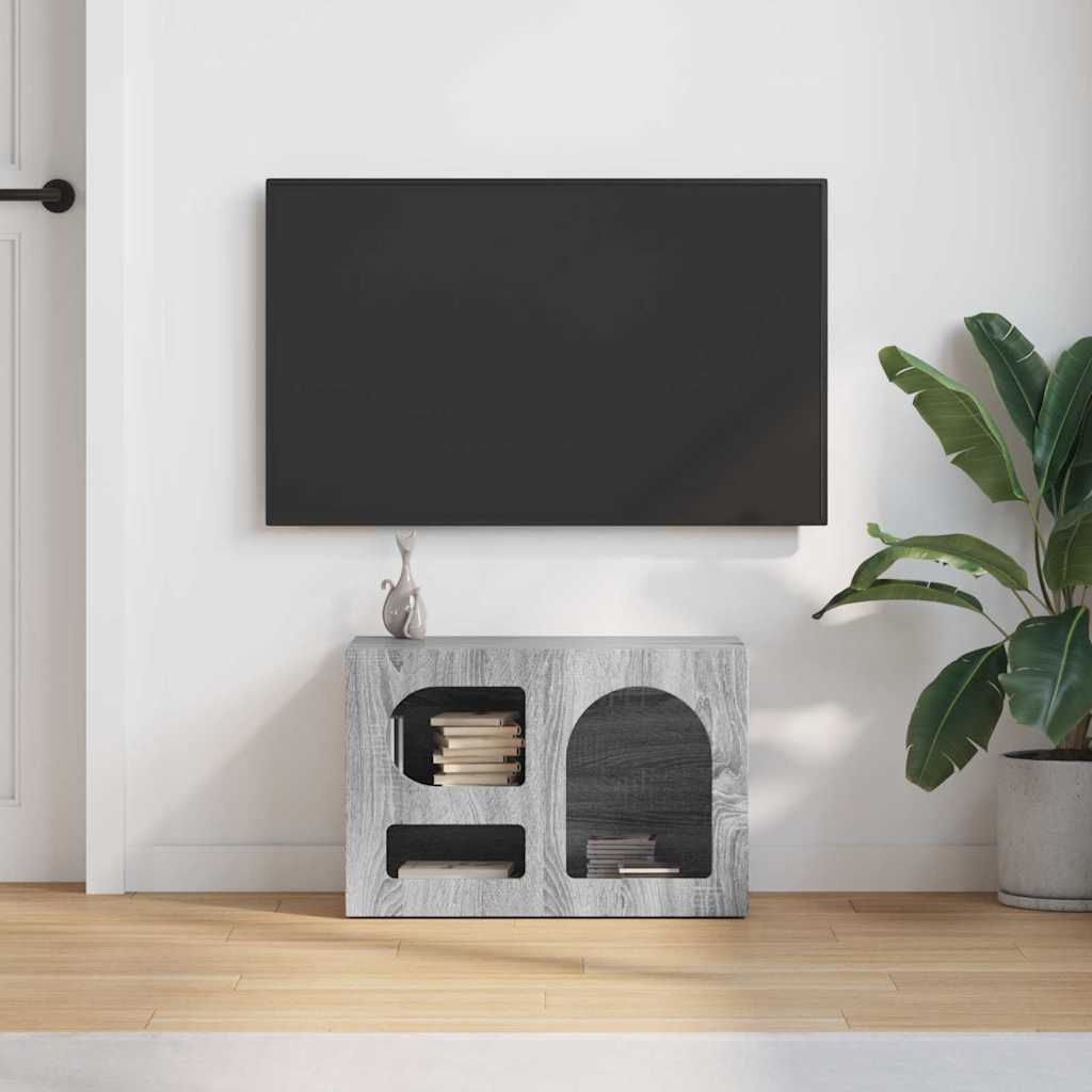 TV-kast Grijs Sonoma 60 x 35 x 40 cm Bewerkt hout is nu te koop bij PeponiXL, paradijselijk wonen!