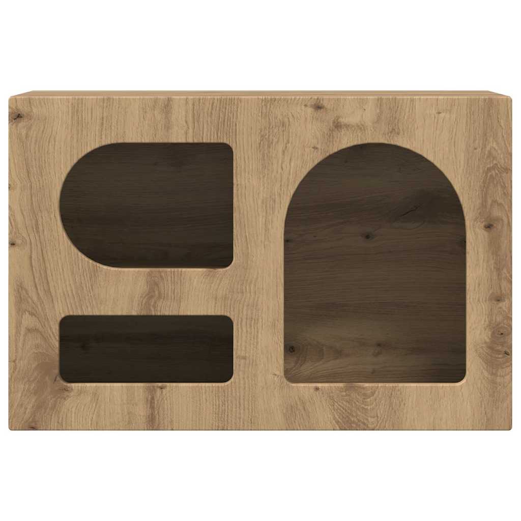 TV-kast Artisan Eiken 60 x 35 x 40 cm Bewerkt hout is nu te koop bij PeponiXL, paradijselijk wonen!