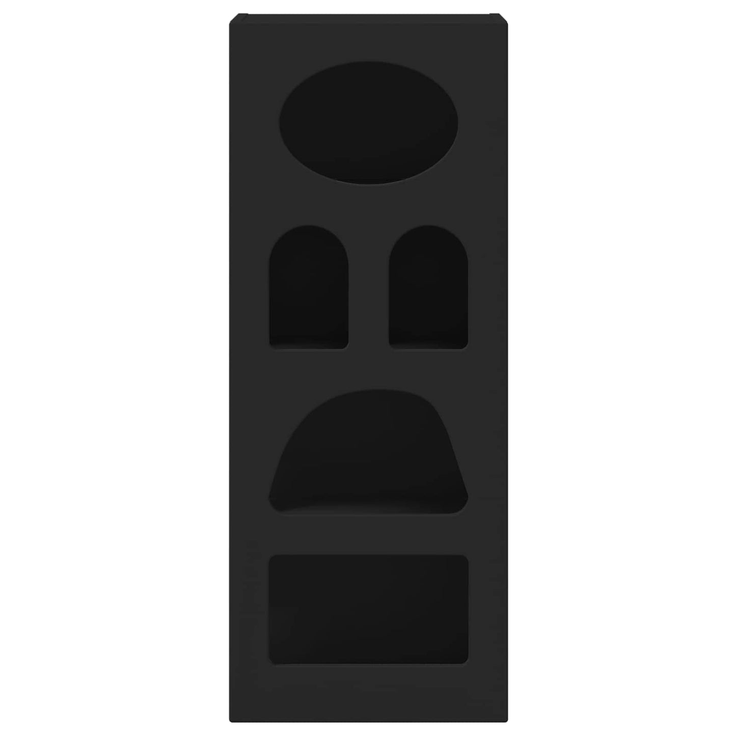 Dressoir Zwart 40 x 35 x 100,5 cm Bewerkt hout is nu te koop bij PeponiXL, paradijselijk wonen!