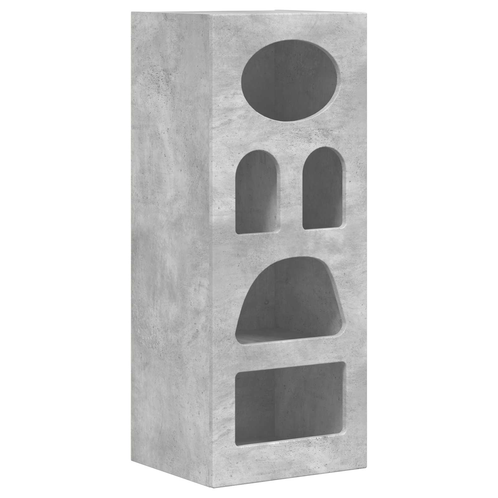 Dressoir Beton Grijs 40 x 35 x 100,5 cm Bewerkt hout is nu te koop bij PeponiXL, paradijselijk wonen!