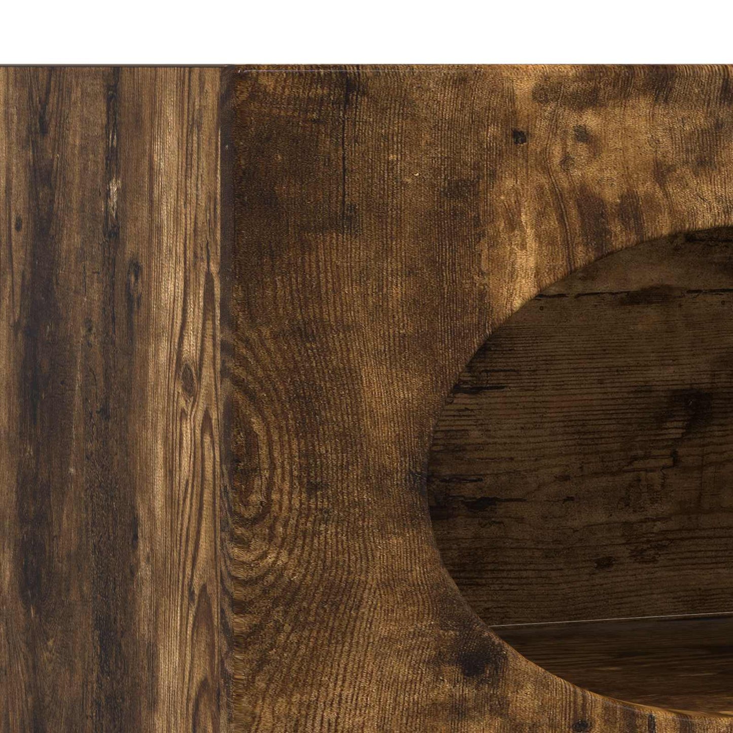 Dressoir Gerookt eiken 40 x 35 x 100,5 cm Bewerkt hout is nu te koop bij PeponiXL, paradijselijk wonen!