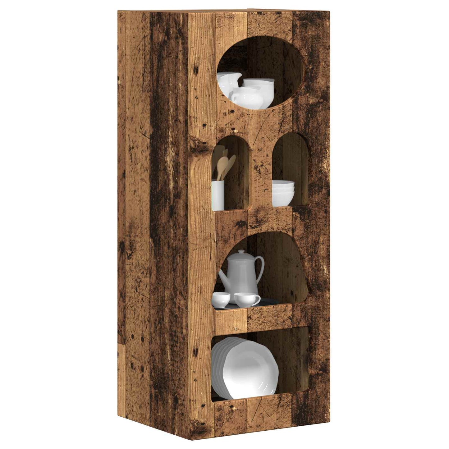 Dressoir Oudhout 40 x 35 x 100,5 cm Bewerkt hout is nu te koop bij PeponiXL, paradijselijk wonen!