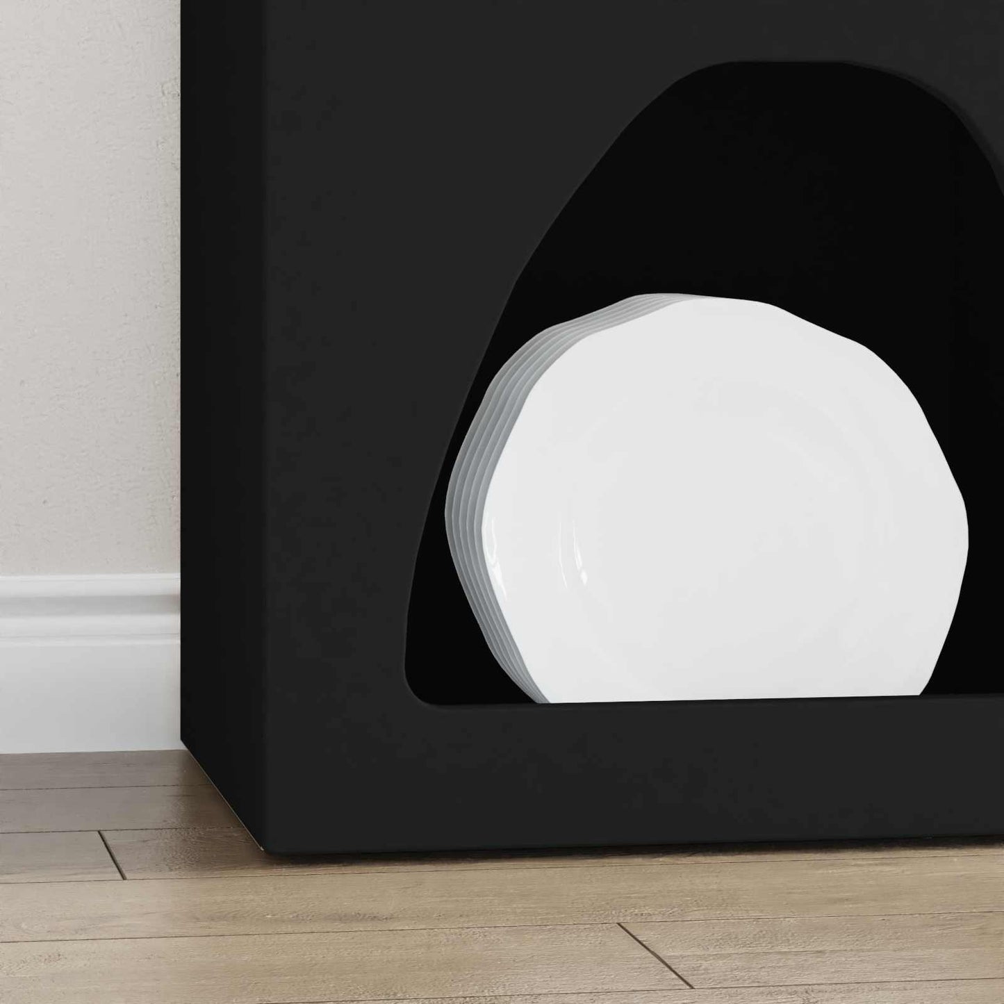 Dressoir Zwart 40 x 35 x 100,5 cm Bewerkt hout is nu te koop bij PeponiXL, paradijselijk wonen!