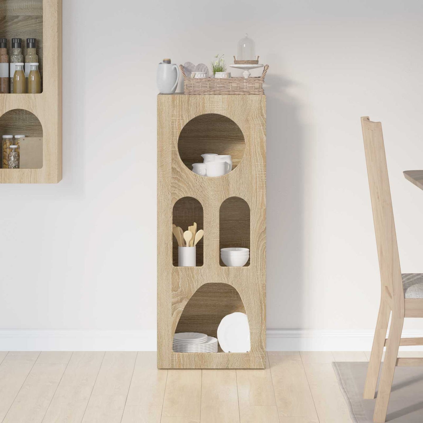Dressoir Sonoma Eiken 40 x 35 x 100,5 cm Bewerkt hout is nu te koop bij PeponiXL, paradijselijk wonen!