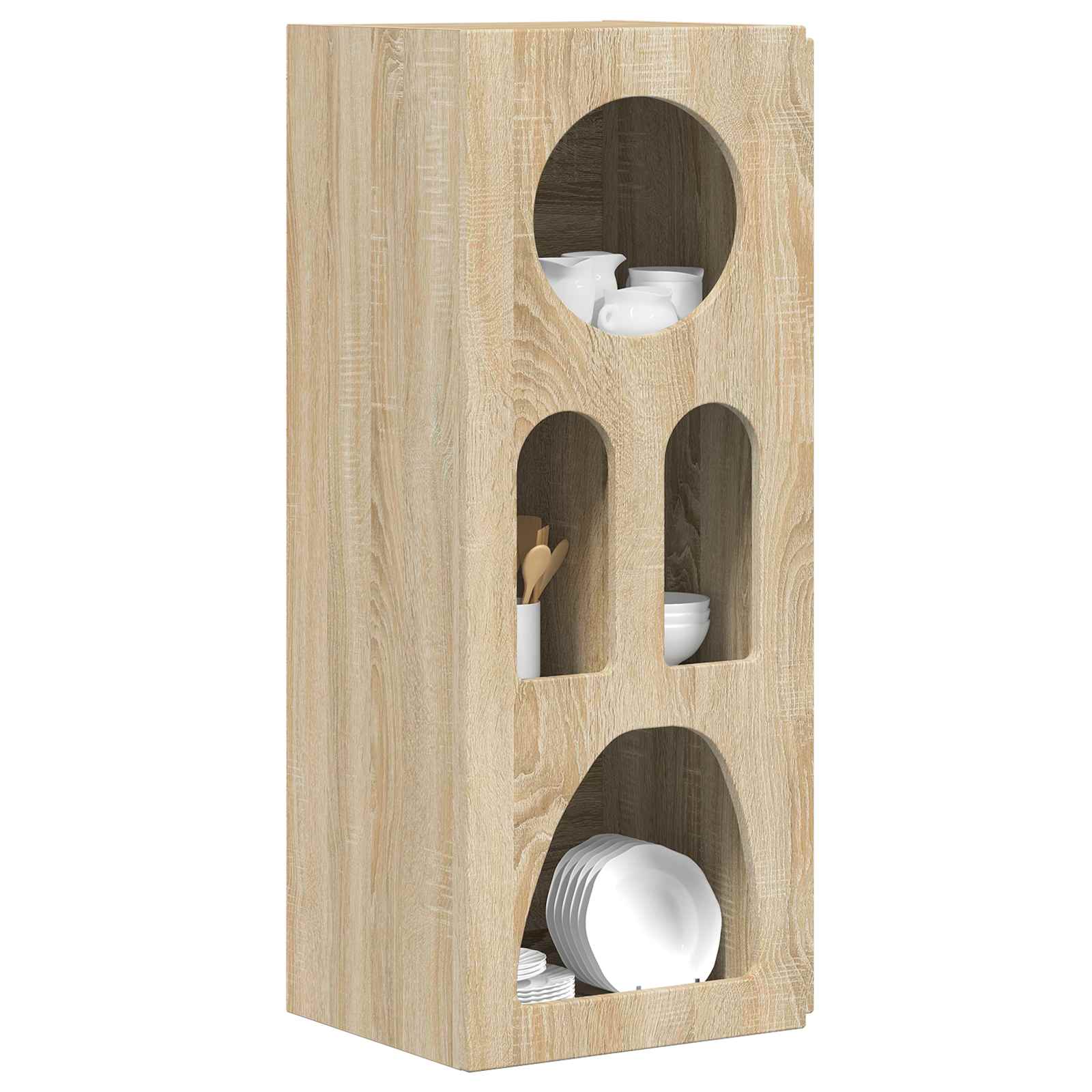 Dressoir Sonoma Eiken 40 x 35 x 100,5 cm Bewerkt hout is nu te koop bij PeponiXL, paradijselijk wonen!