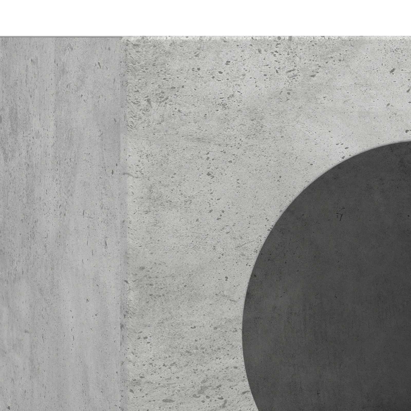 Dressoir Beton Grijs 40 x 35 x 100,5 cm Bewerkt hout is nu te koop bij PeponiXL, paradijselijk wonen!