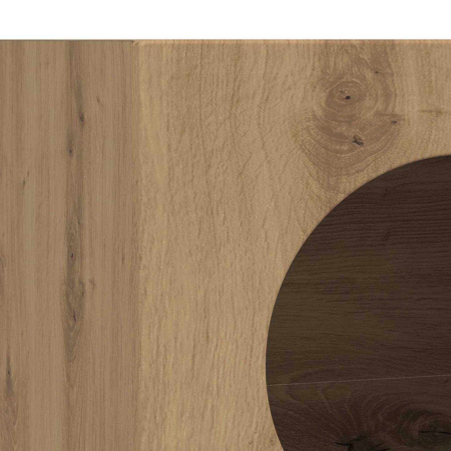 Dressoir Artisan Eiken 40 x 35 x 100,5 cm Bewerkt hout is nu te koop bij PeponiXL, paradijselijk wonen!