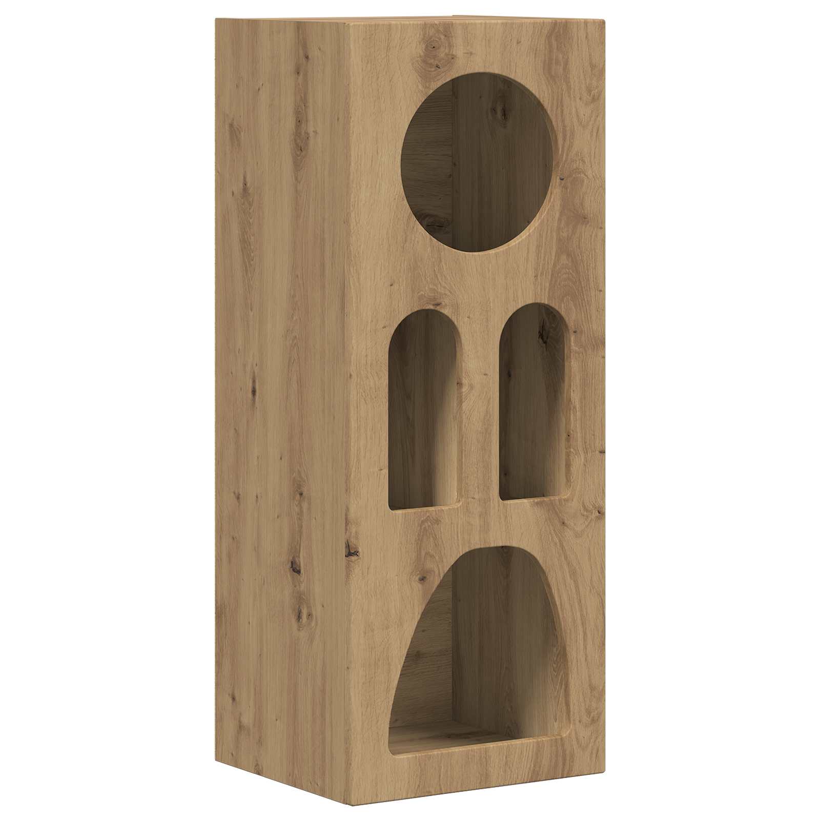 Dressoir Artisan Eiken 40 x 35 x 100,5 cm Bewerkt hout is nu te koop bij PeponiXL, paradijselijk wonen!