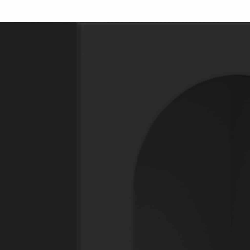 Dressoir Zwart 59 x 35 x 80.5 cm Bewerkt hout is nu te koop bij PeponiXL, paradijselijk wonen!