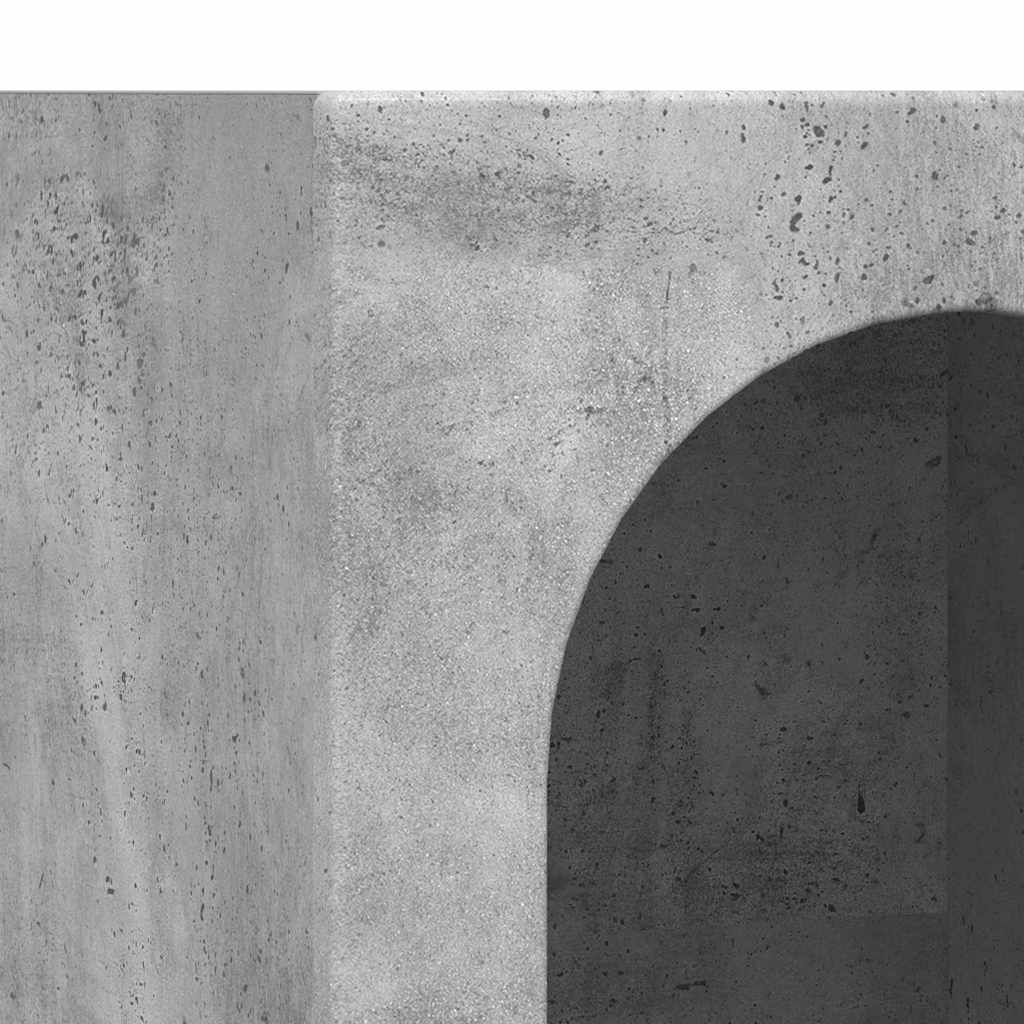 Dressoir Beton Grijs 59 x 35 x 80.5 cm Bewerkt hout is nu te koop bij PeponiXL, paradijselijk wonen!