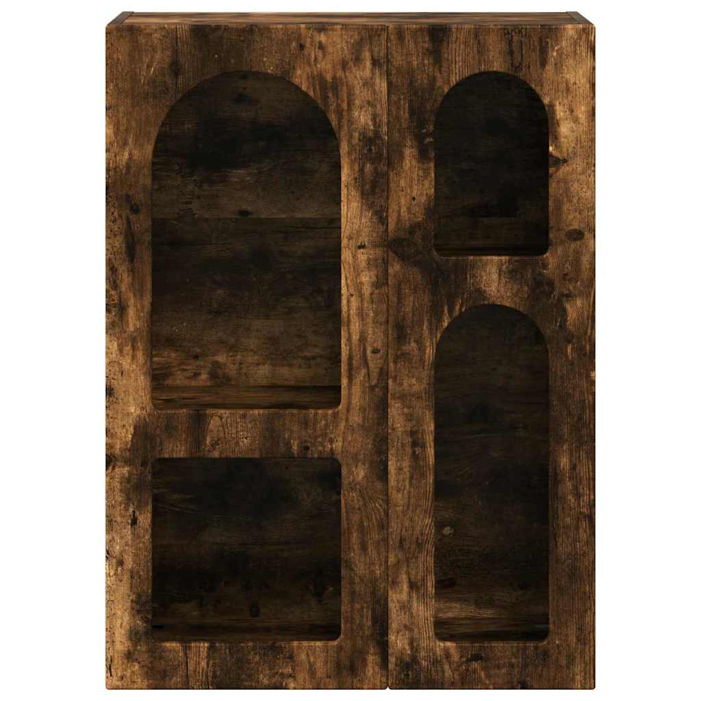 Dressoir Gerookt eiken 59 x 35 x 80.5 cm Bewerkt hout is nu te koop bij PeponiXL, paradijselijk wonen!